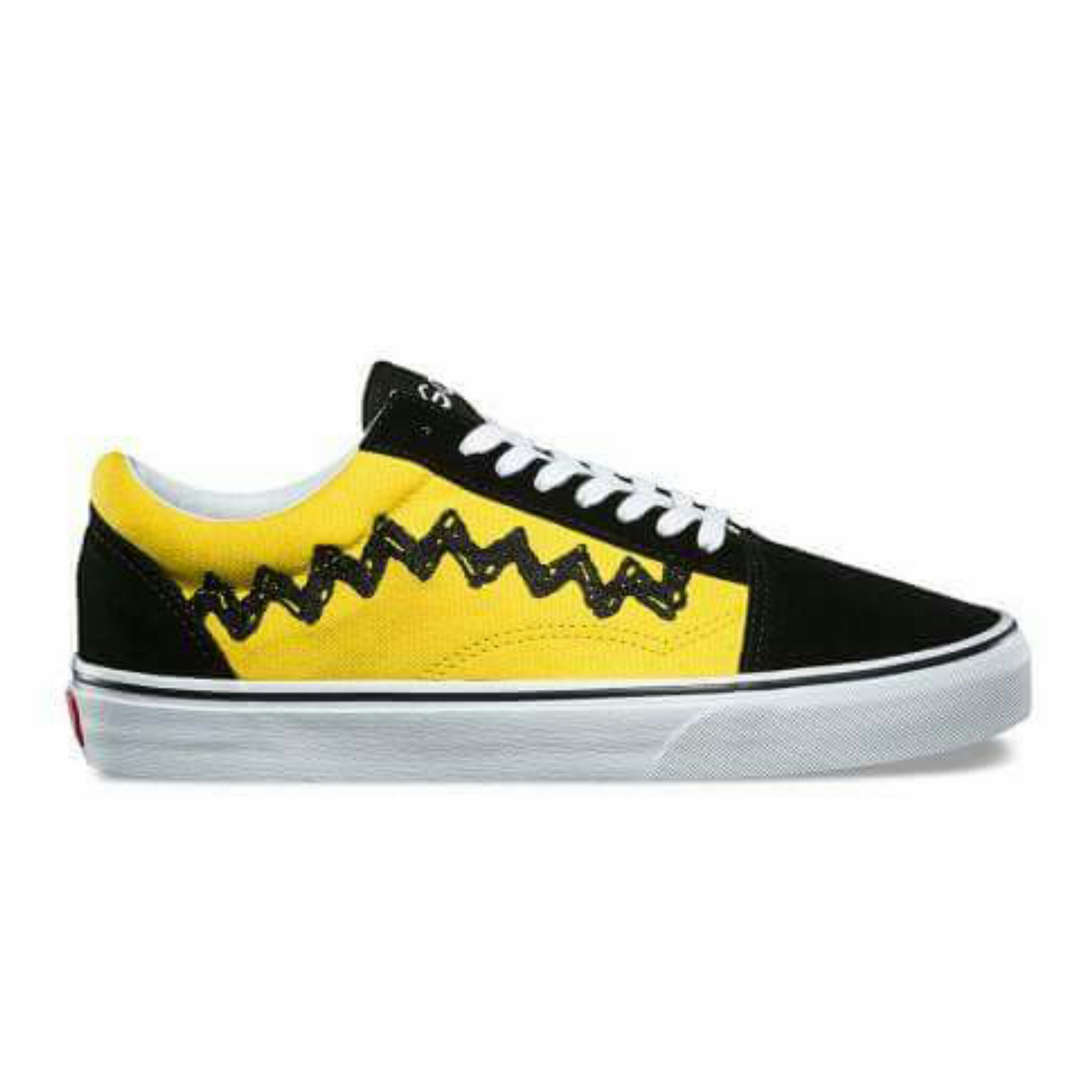 vans shoes yellow and black