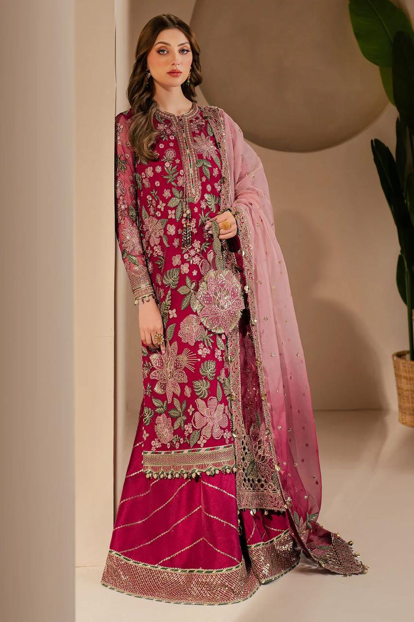 Elegant Semi-Pure Chiffon Embroidered Collection β¨