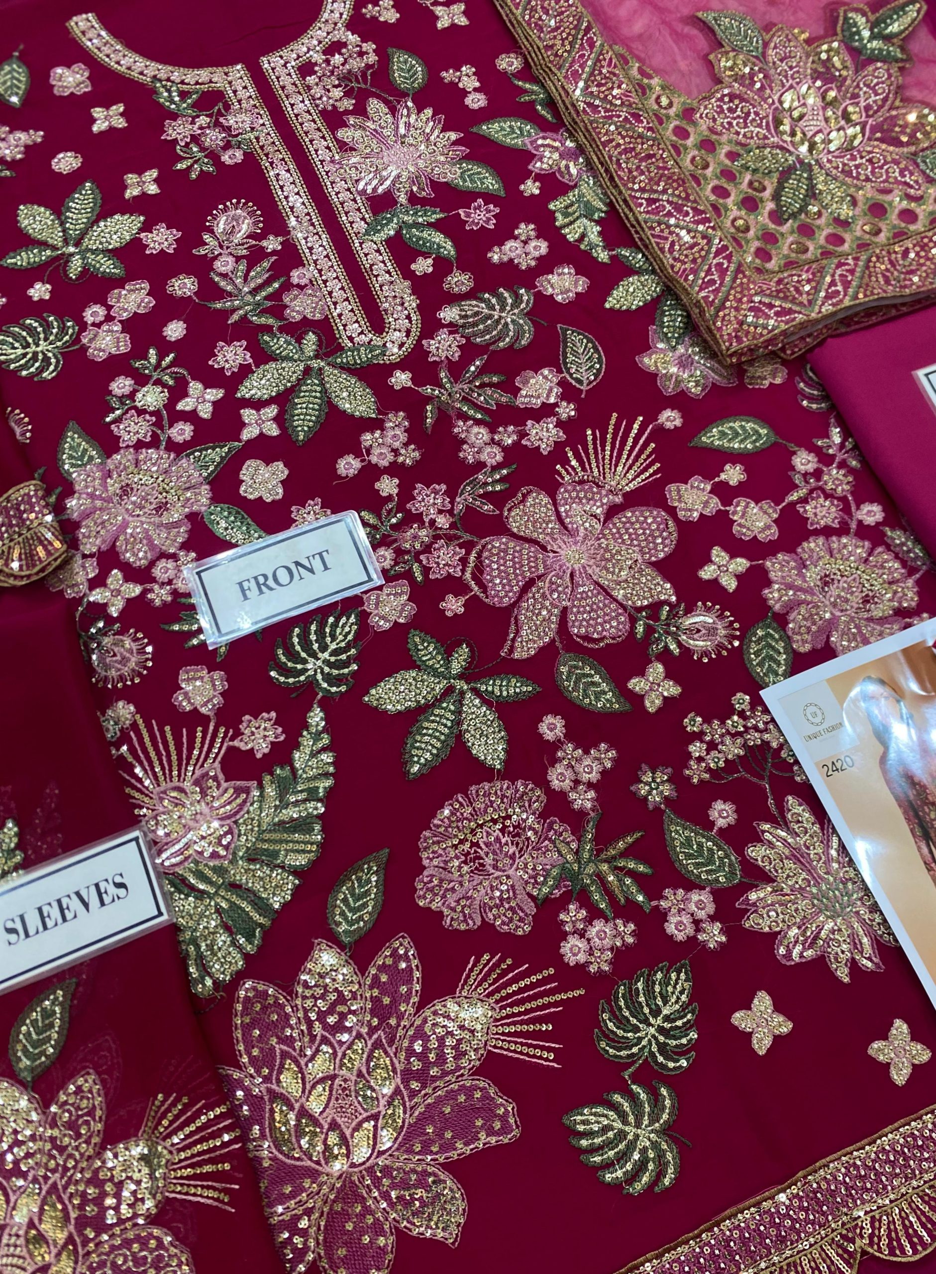 Elegant Semi-Pure Chiffon Embroidered Collection β¨ - Image 7